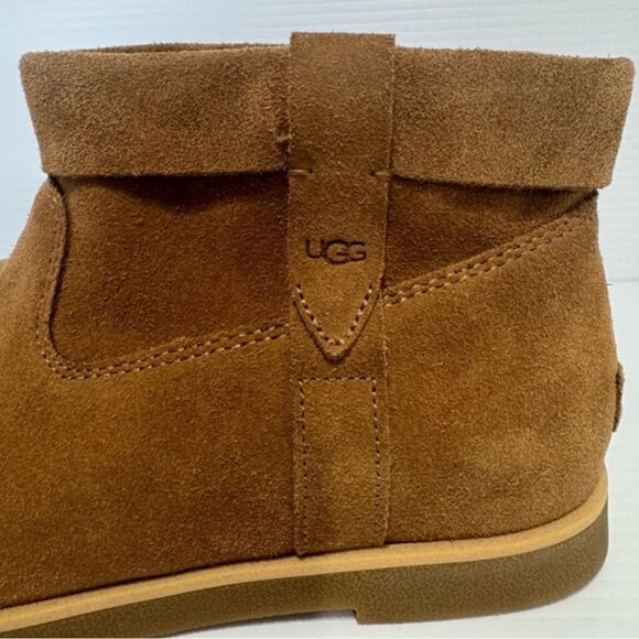 NWT- LEATHER UGG BOOTIES JOSEFENE CUFF SIZE 6.5 - Picture 5 of 12